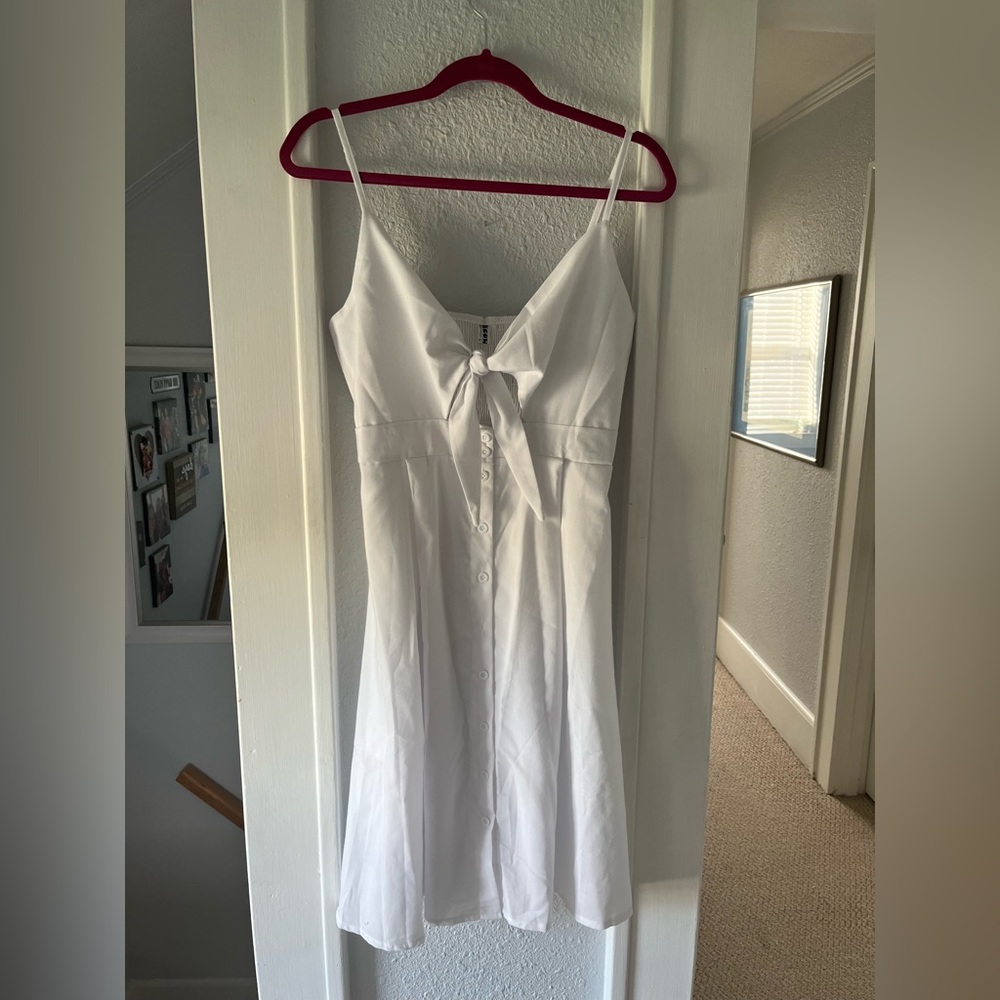 White Midi Dress